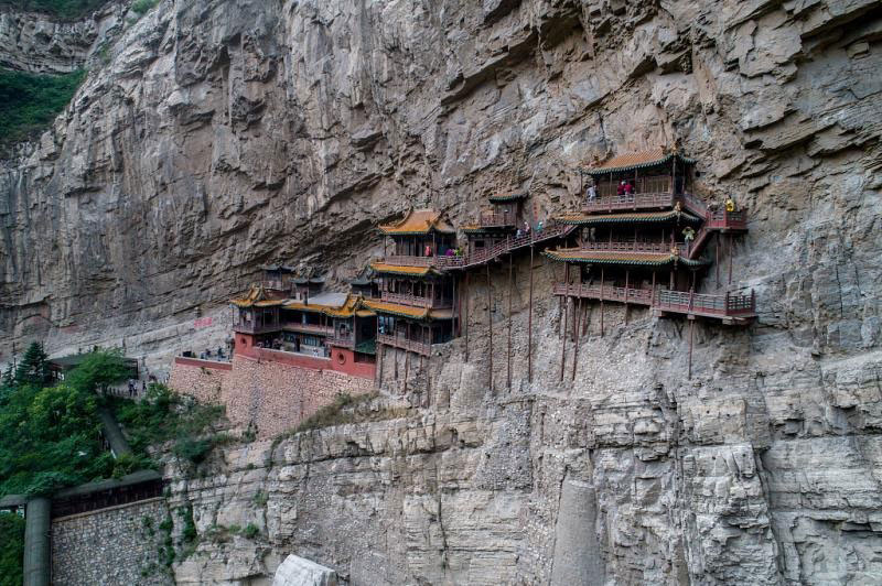 معبد معلق در چین